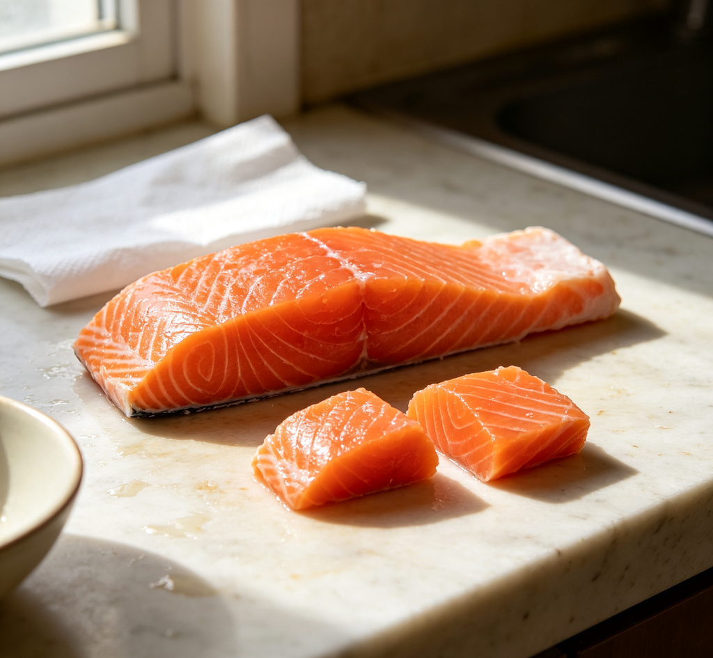 Fresh Wild-Caught Salmon Fillets