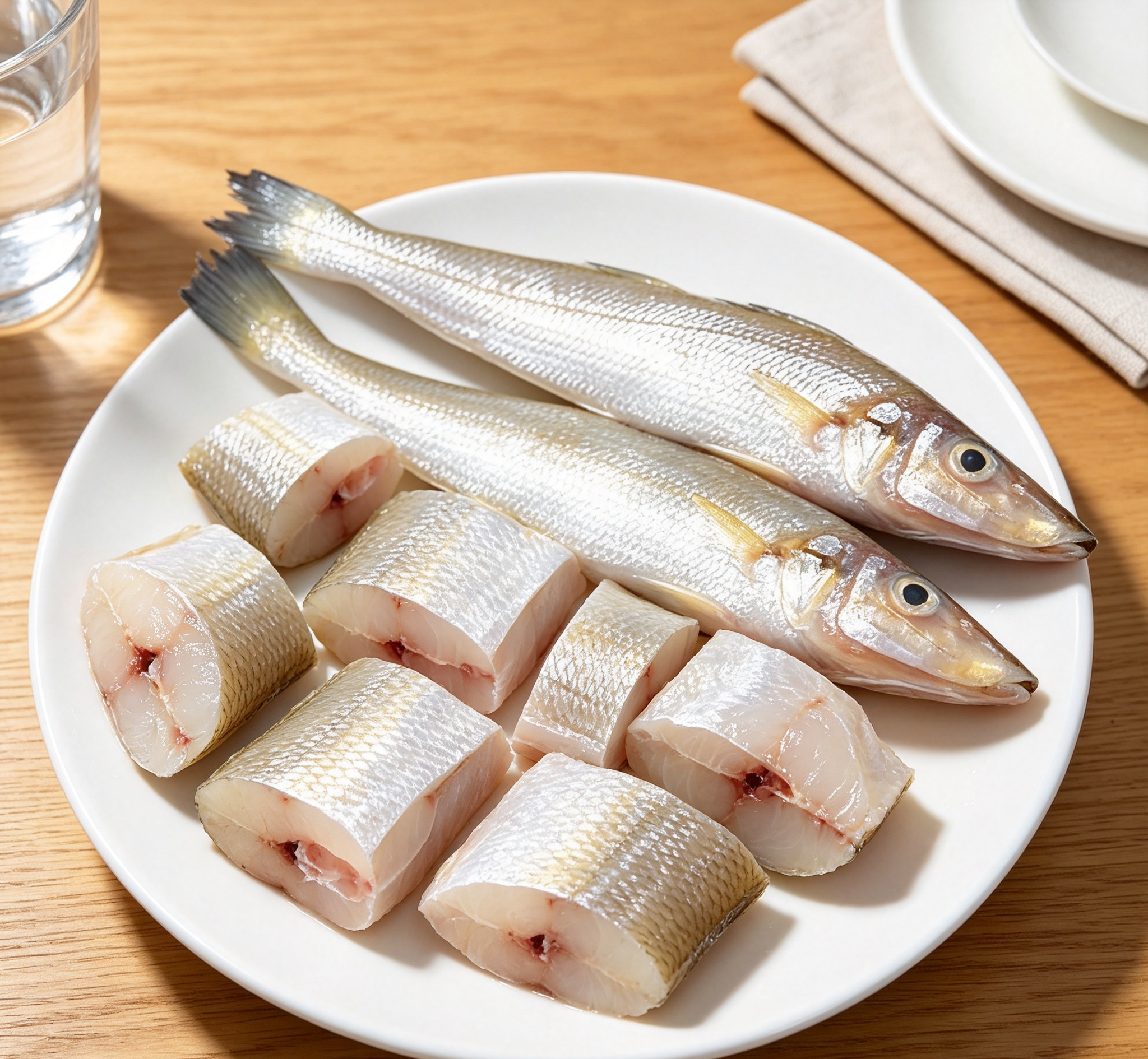 Fresh Whole and Filleted Sea Fish